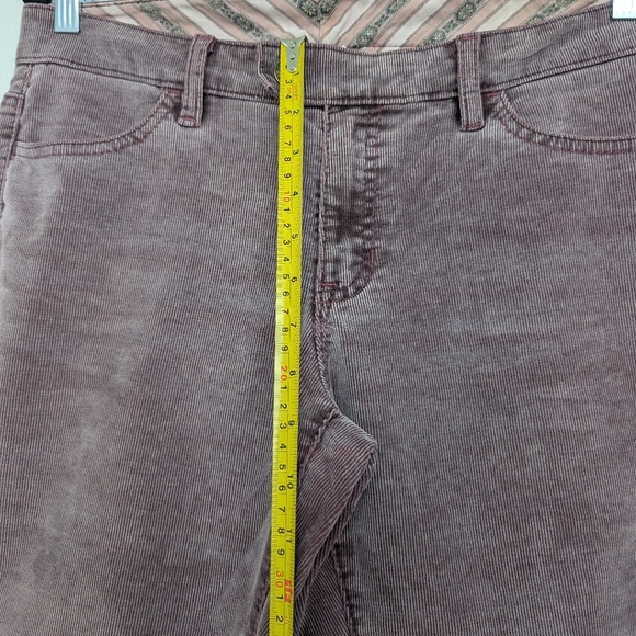 Vtg Authentic Y2K GAP Corduroy Bootcut Low Rise Back Flap Purple Pants Sz 10R - Picture 6 of 15